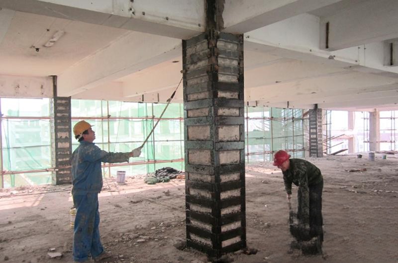 和龙型钢外包钢加固施工的质量怎么做检测？